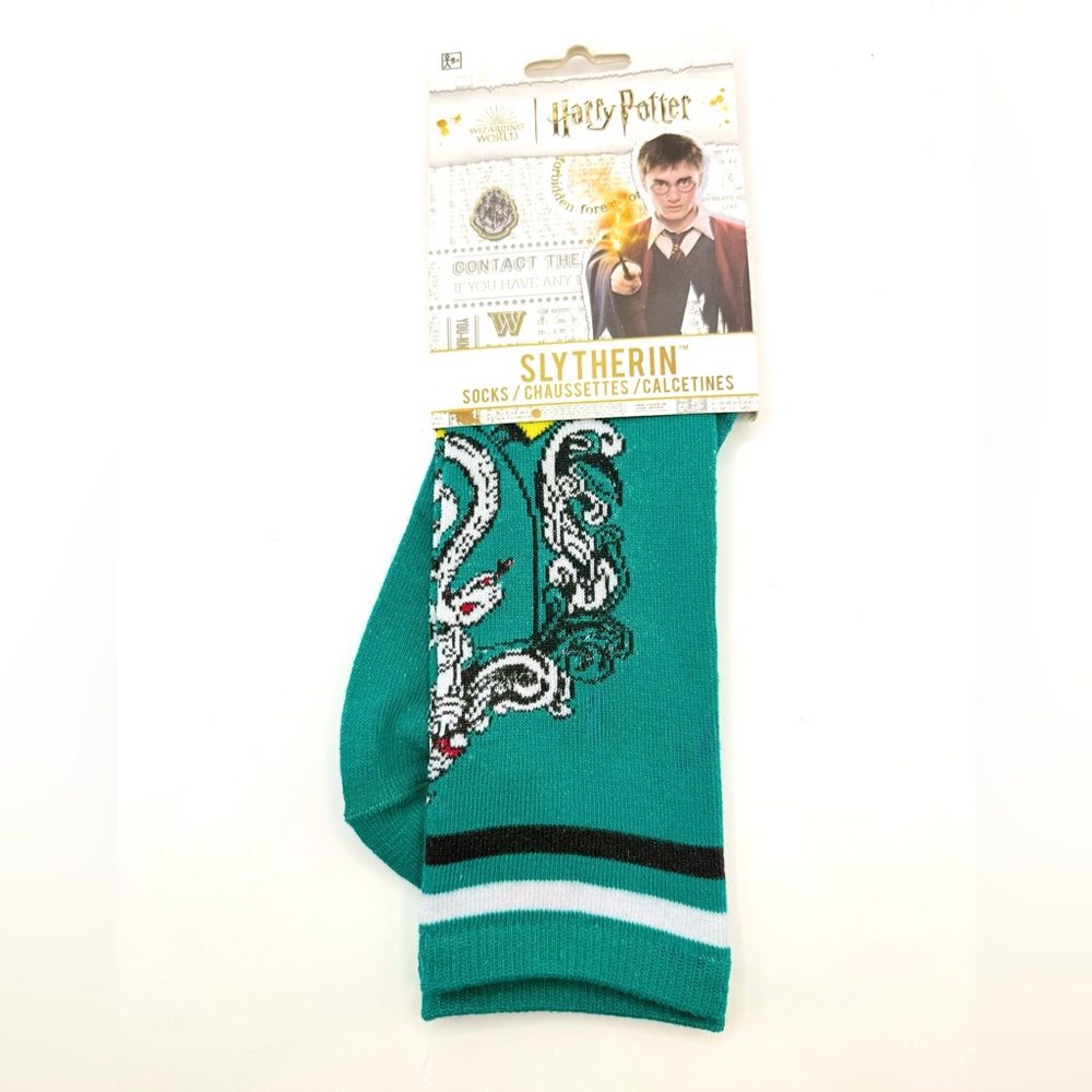 Harry Potter Slytherin Socks Adult One Size
